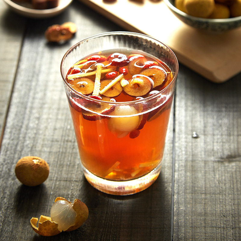 Yijiangnan Tea Substitute Camellia Tea Brown Sugar Ginger Tea Longan Wolfberry Brown Sugar Red Dates Ginger Jujube Tea 300g Box