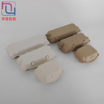 Factory direct degradable 12 egg boxes 10 soil egg packaging box 6 pulp anti-fall egg tray