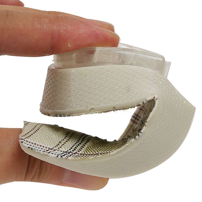 Factory direct heightening insole massage insole shock absorption heel half pad invisible inner heightening insole men can be customized