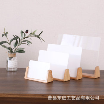 Solid Wood photo frame U-shaped 456 inch 7 inch 8 inch a4 wooden children's picture frame table decoration lettering logo photo frame