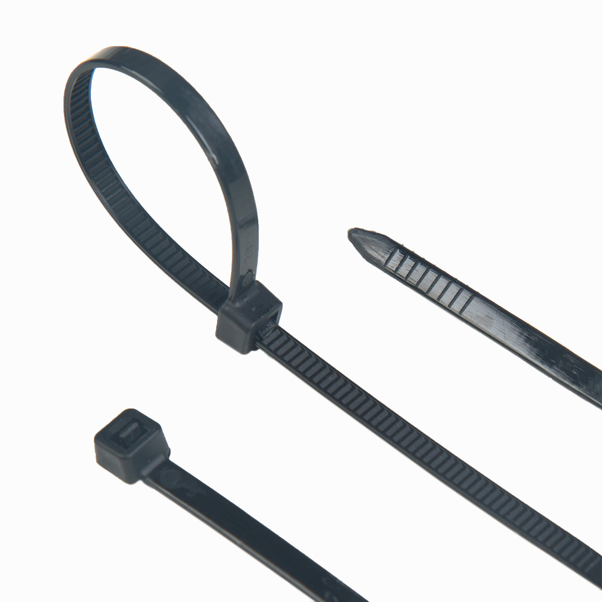 Niuli plastic cable tie 3*150mm black and white 1000/bag bundle cable tie factory wholesale