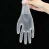 Disposable pvc gloves 100 household protective gloves catering kitchen transparent gloves with qualification can be exported