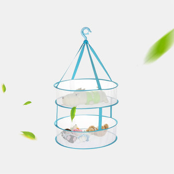 Single and Double-Layer Foldable Drying Basket, Clothes Drying Net, Vegetable Drying Basket, Clothes Basket, Sock Basket for Balcony