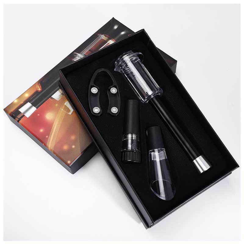 Red wine decanter bottle stopper bottle mouth foil cutter knife set U-shaped red wine factory direct supply wholesale