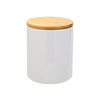 Ceramic Sealed Jar Combination Porcelain Lid Wooden Lid Kitchen Coffee Coarse Grain Biscuit Snack Storage Jar Spice Jar Wholesale