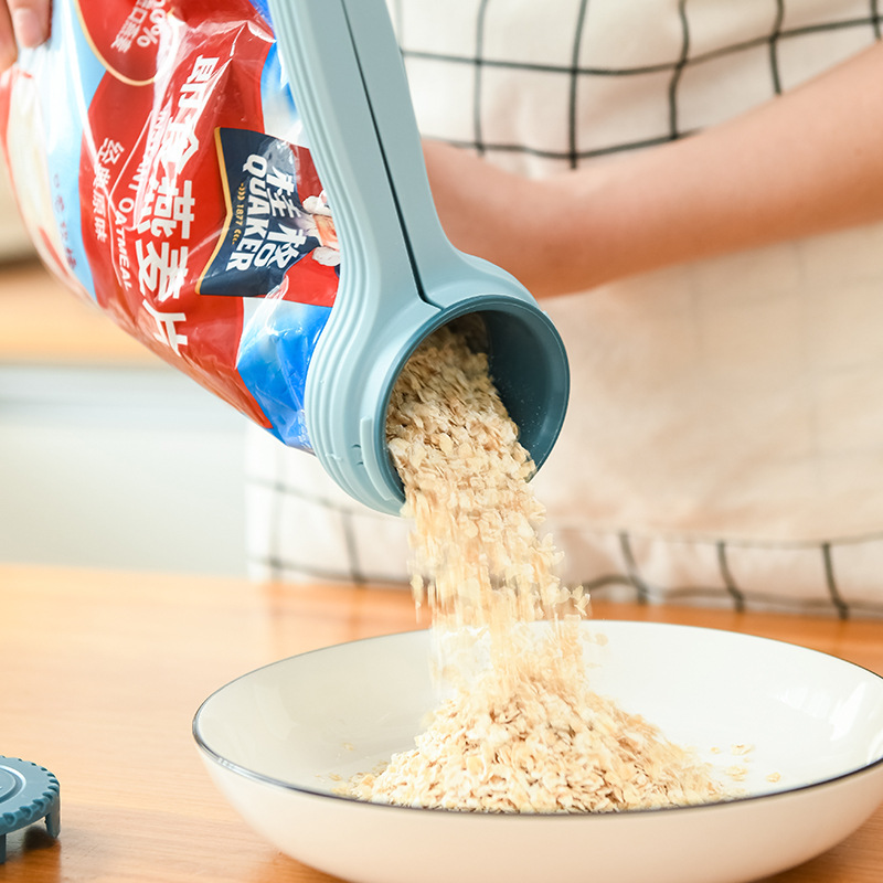 Large discharge nozzle sealing clip moisture-proof fresh-keeping plastic clip snacks milk powder food sealing clip