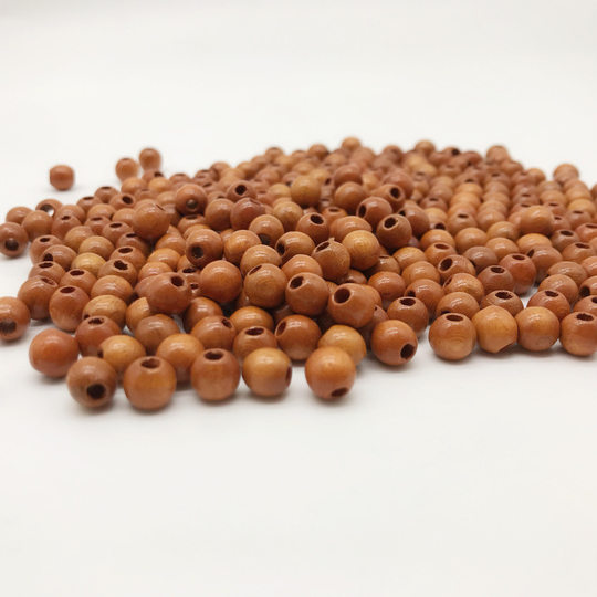 Spot wholesale 6mm mahogany round bead bracelet accessories beads accessories string gourd beads DIY loose beads