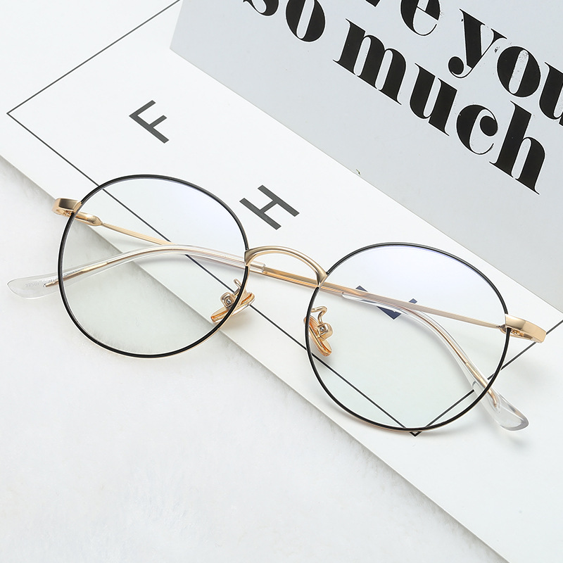 77507 anti-radiation anti-blue light glasses frame men's fashionable computer eye protection myopia women's Korean-style non-degree plain