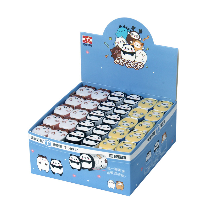 Tianzhuo 9917 Student Creative Block Rubber Animal Eraser Art Eraser 2B Eraser Student Prizes
