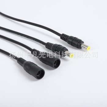 DC line male and female monitoring extension line 0.5 square bold dc5521 connection line LED strip power cord