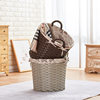 Dirty Clothes Storage Basket Rattan Household Dirty Clothes Basket Laundry Basket Sundries Toy Storage Basket Simple Pastoral Storage Basket