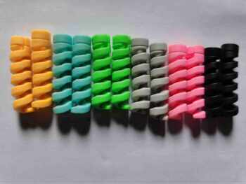 Spiral Data Cable Protective Cover Spiral Protective Cover for Apple Android Anti-folding and Breaking Protective Cover