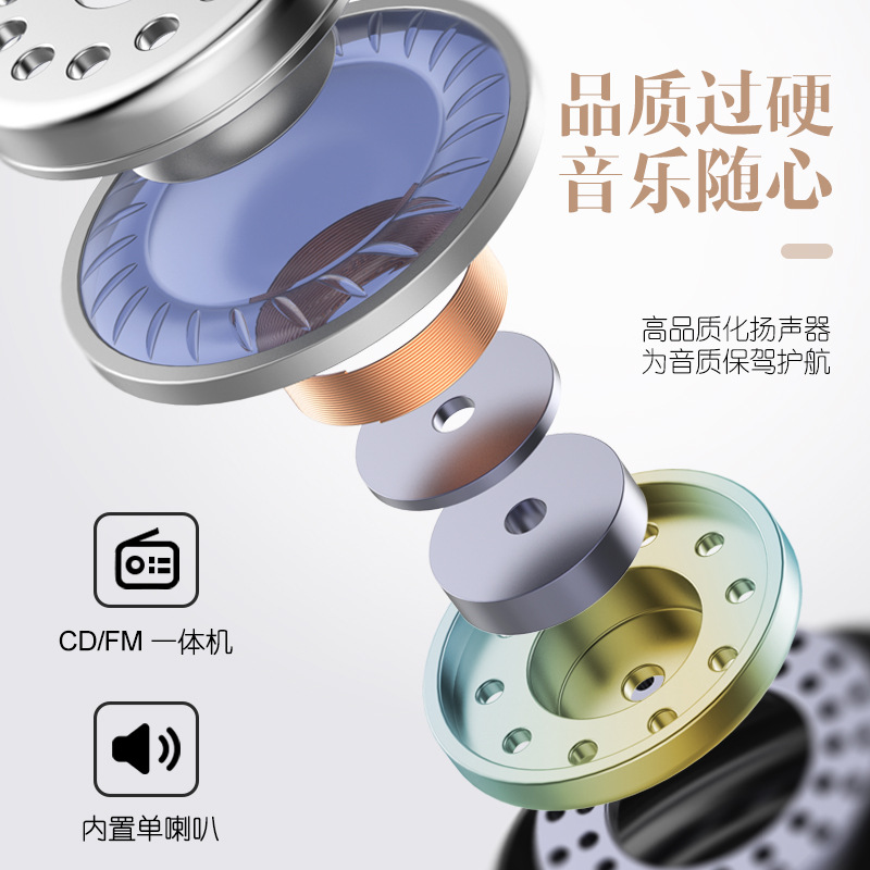 dvd Player Factory Direct High-definition Wall-mountable dvd Machine Cross-border Direct Supply Kidsren Learning English Portable Repeat