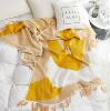 Knitted Tassel Cotton Blanket Sofa Cover Blanket Office Lunch Break Air Conditioning Cover Blanket Photography Props Nordic Style Blanket