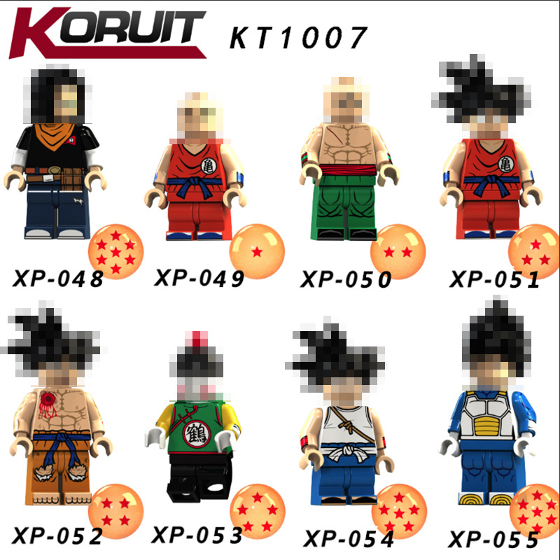 บล็อกตัวต่อเด็กซีรีส์การ์ตูน KT1007 ของเล่นส่งออกต่างประเทศ ขายดี XP048-055