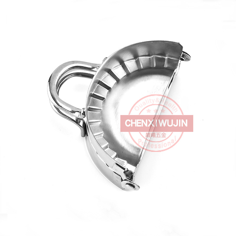 Factory direct supply new Crescent 304 stainless steel dumpling cutter mold kitchen household stuffing pick dumplings