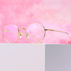 Pure titanium myopia glasses frame men's Korean fashion can be equipped with power lenses comfortable retro glasses frame women