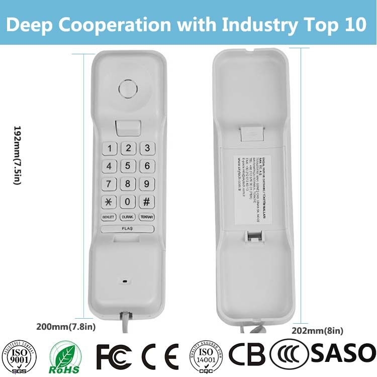 信ST-309办公电话机酒店电话可壁挂座机免提有线家用热销壁挂设计