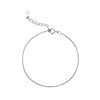 s925 Silver Elegant Cold Style Bracelet Women's Exquisite Niche Snake Bone Single Chain Simple Design Sense Korean Style Hand Jewelry