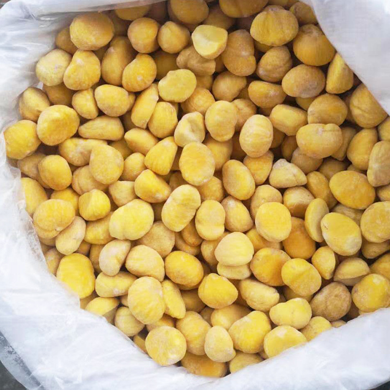 All year round, in stock supply quick-frozen chestnut rice peeling Luotian chestnut soup cooking is suitable for pub catering ingredients