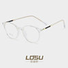 New tr90 glasses retro glasses frame men's and women's literary transparent flat glasses glasses manufacturers direct 8151