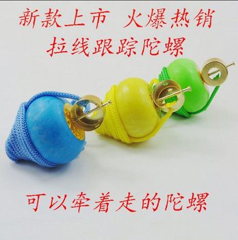 New hot selling tie gyro rope gyro traditional nostalgic rope gyro children stall manufacturer