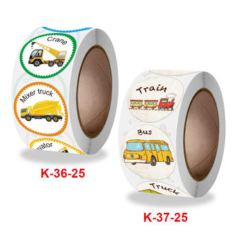 New style spot wholesale roll children's reward sticker holiday decoration gift series sticker sticker label