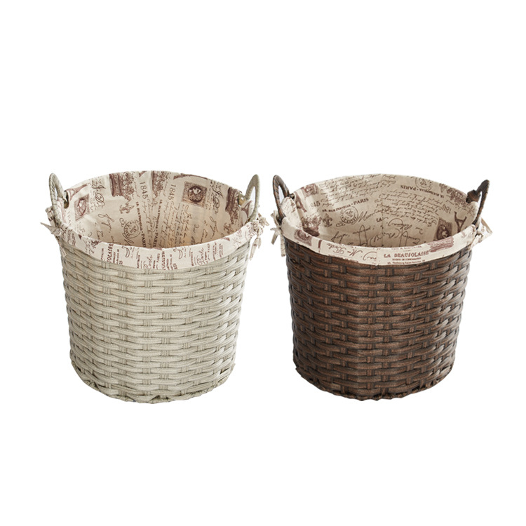 Dirty Clothes Storage Basket Rattan Household Dirty Clothes Basket Laundry Basket Sundries Toy Storage Basket Simple Pastoral Storage Basket