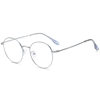 Artistic Retro Round Frame Metal Glasses Frame Men's Trendy Women's Internet Celebrity Ultra Light Flat Light Mirror with Myopia D29203