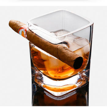 Creative Cigar Cup Factory Self-operated Crystal Beer Cup Household Glass Wine Glass Wine Set Whiskey Cup Drink Cup