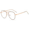 2021 new metal double beam myopia glasses frame toad frame men and women trend ultra light flat mirror wholesale D29173