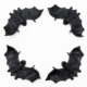 Halloween Vampire Bat Toy Black Luminous Ghost Festival Day Decorations Simulation Black Bat Tricky Tricky Toy