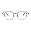2021 Men's and Women's Artistic Internet Celebrity Round Frame Metal Glasses Frame Decorative Flat Glasses Can Match Myopia Glasses D2999