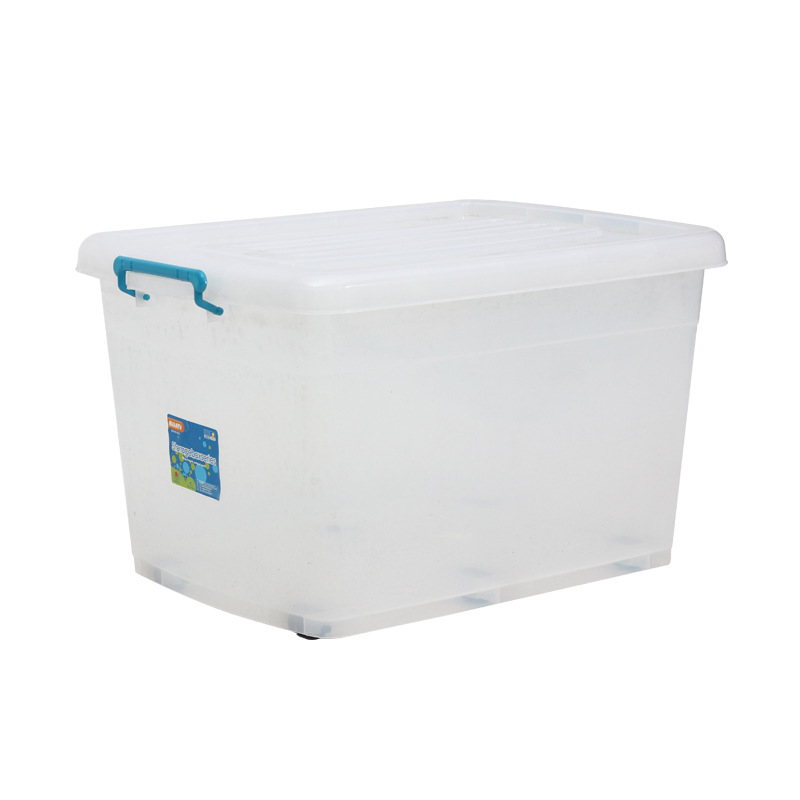 Pulley Toy Storage Box, Plastic Organizer Box, Transparent Miscellaneous Storage Box, Large Clothing Storage Box, Huan Yu Moisture-Proof