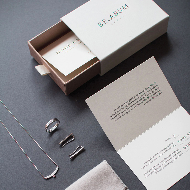 Custom Jewelry Ring Necklace Jewelry Earrings Bracelet Bracelet Earrings Box Flannel Jewelry Packaging Storage Jewelry Box