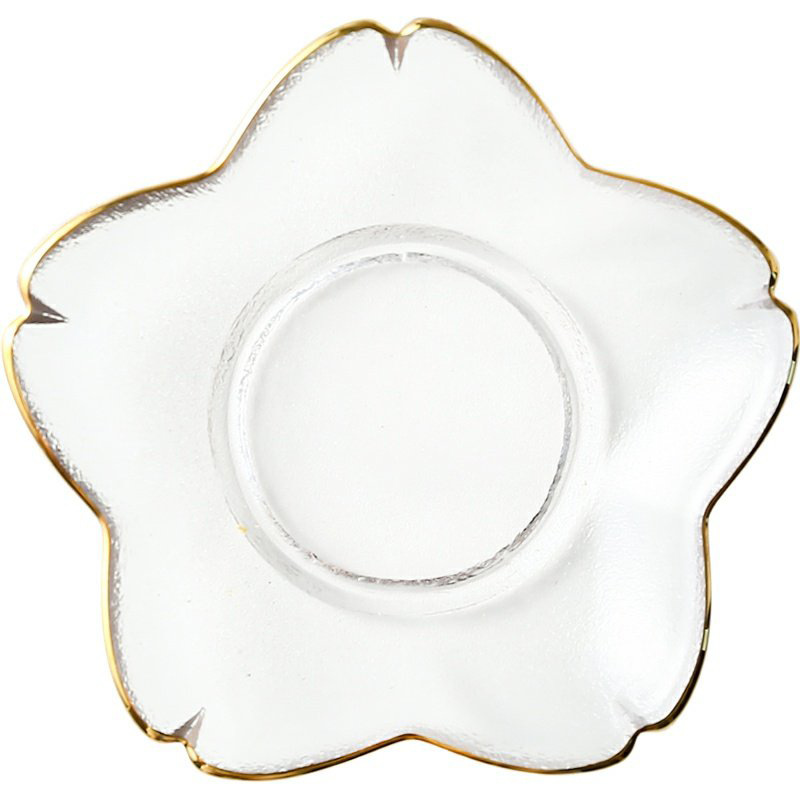 Glass Small Bowl, Glass Fruit Plate, Shell Plate, Glass Bowl, Shell Dish, Ice Cream Bowl, Crystal Creative Tableware