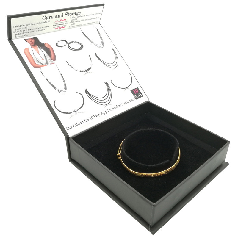 Custom Jewelry Ring Necklace Jewelry Earrings Bracelet Bracelet Earrings Box Flannel Jewelry Packaging Storage Jewelry Box