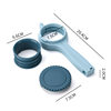 Large discharge nozzle sealing clip moisture-proof fresh-keeping plastic clip snacks milk powder food sealing clip
