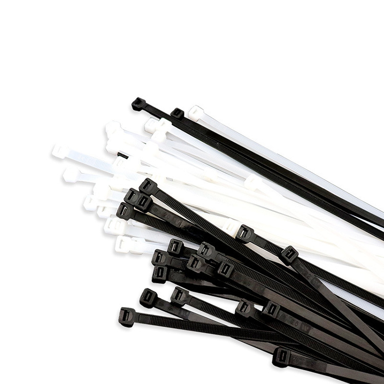 Wholesale Self-Locking Nylon Cable Ties 3*4*5*8*10*200, Complete Specifications, Black and White Cable Ties Widened