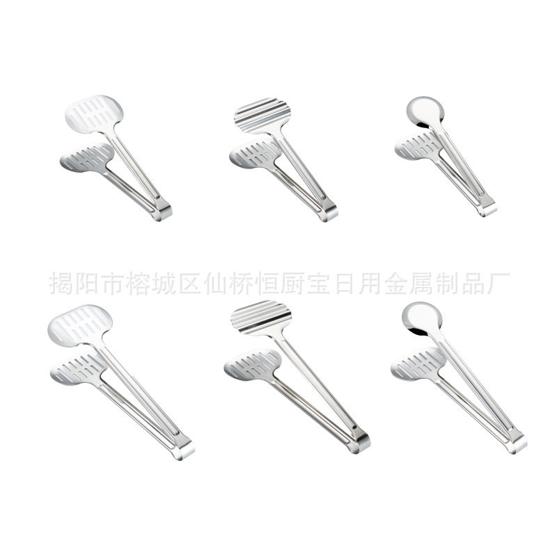 Factory Direct multi-functional stainless steel food clip steak clip buffet clip food clip barbecue supplies