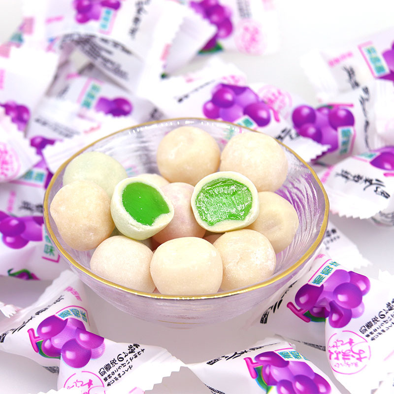 [Stuffed Gummies]Milk Ball Candy Fruit Candy Milk Balls Milk Tablets Children's Snacks Happy Candy Wholesale 500g Soft and Chewy