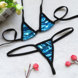 Трансграничное сексуальное нижнее белье из лакированной кожи ebay Amazon Aliexpress бикини в трех точках real temptation set