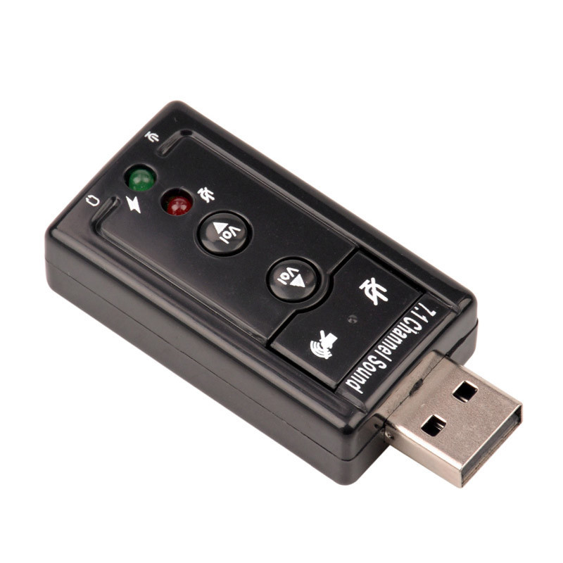 DM-HD02 drive-Free button USB sound card external USB 7.1 channel independent computer sound card adapter