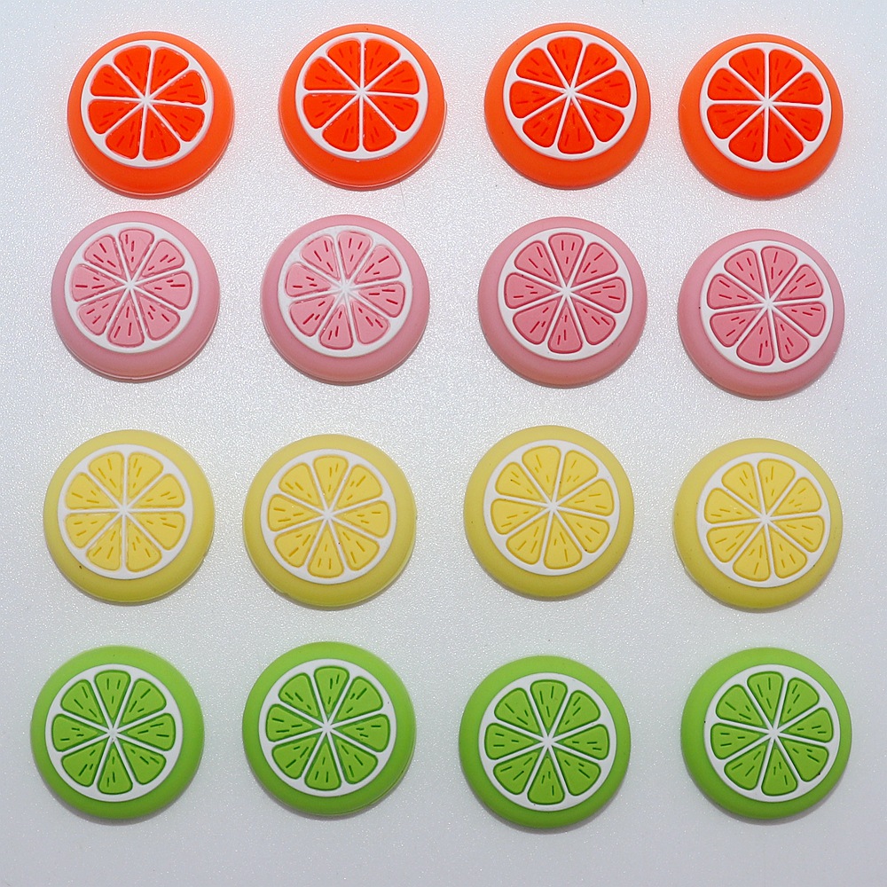 switch handle cap JOYCON rocker cap lemon grapefruit orange luminous button silicone cap