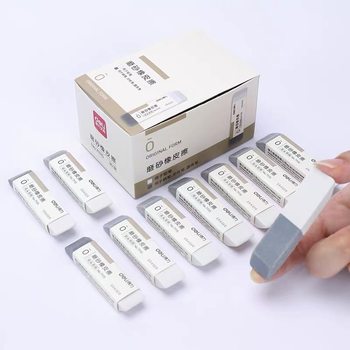 71115/7114 pen rubber sand eraser ball pen eraser dual-use rubber frosted eraser