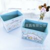 Japanese cartoon PU storage box foldable storage desktop storage box cosmetic stationery accessories sorting box