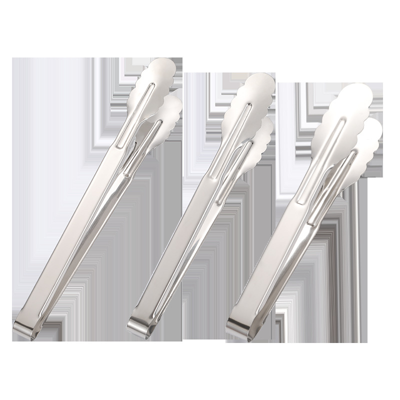 Factory wholesale stainless steel food clip bread steak clip kitchen supplies hotel supplies buffet barbecue clip