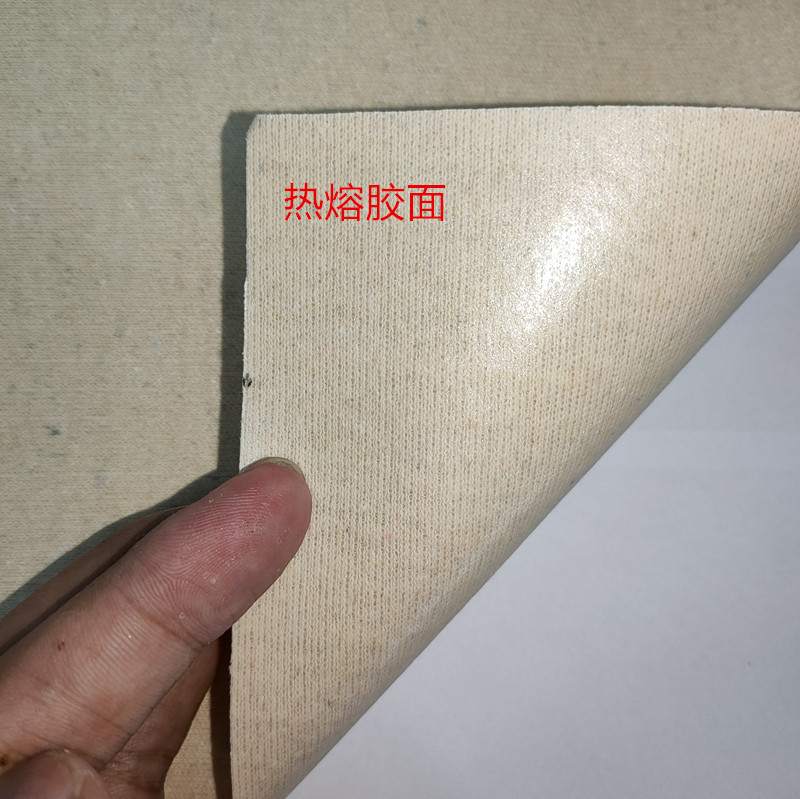 Self-adhesive hot-pressing styling cloth stiff lining cloth self-adhesive hot-melt adhesive styling cloth for shoes Guangzhou factory supply