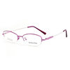 Factory direct supply memory titanium alloy glasses frame craft leg metal memory glasses frame retro alloy frame 9873