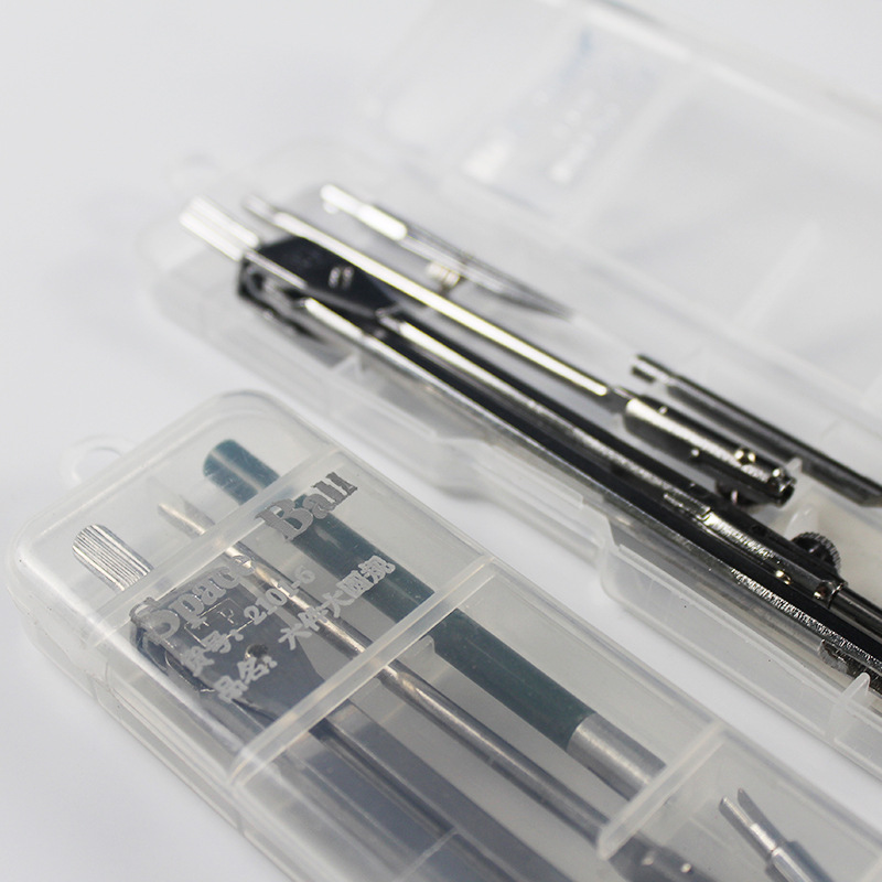 Comps set Yu ball student three-piece set compasses student stationery set manufacturers supply large sub-gauge